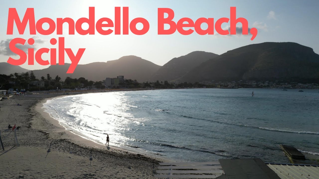 Mondello Beach, Sicily in 4K