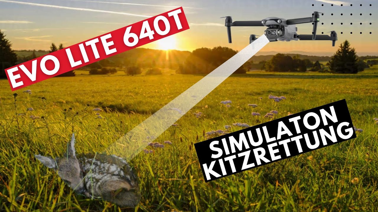 Rehkitzrettung mit der Autel EVO Lite 640T Enterprise - Eine Simulation mit Tipps und Tricks