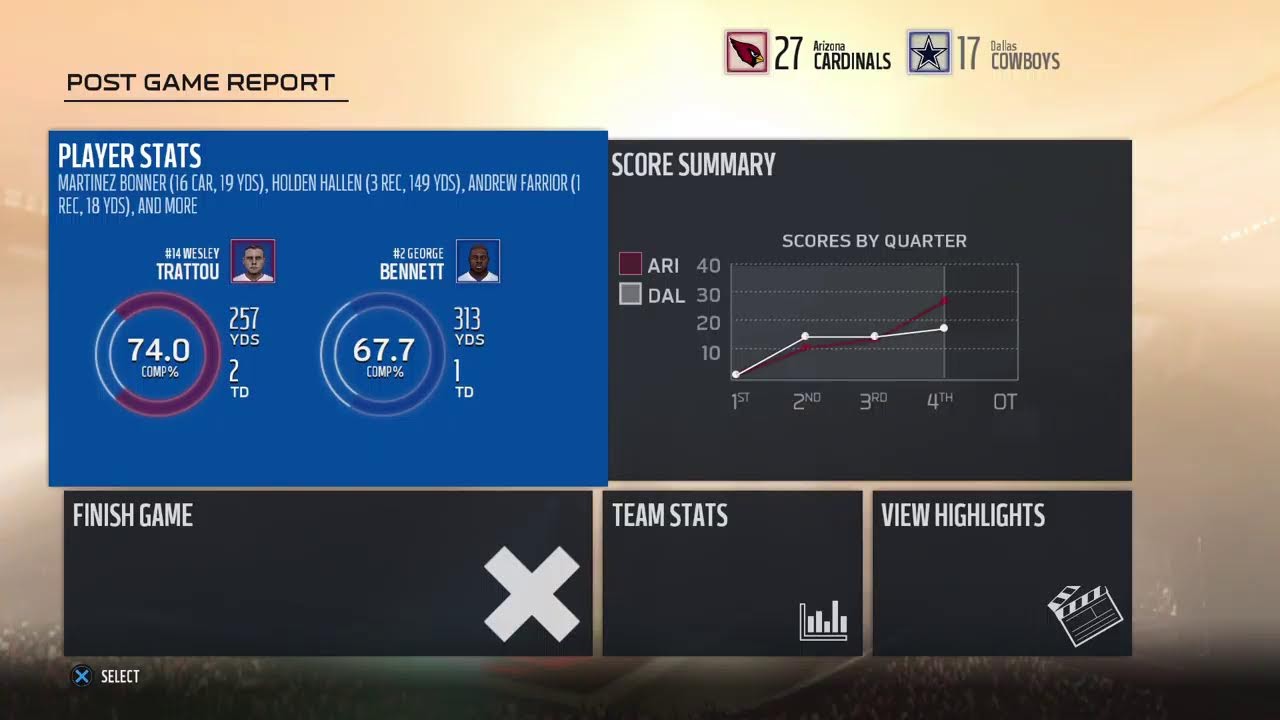S9 W14 Cardinals vs Cowboys