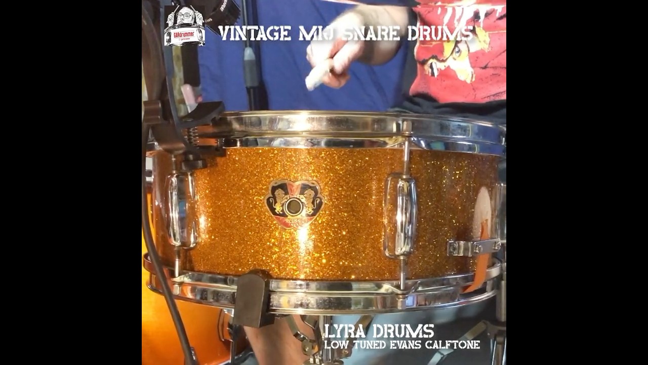 Vintage Made in Japan (MIJ) snare drum shootout! Which one sounds best to you?? #vintagedrums