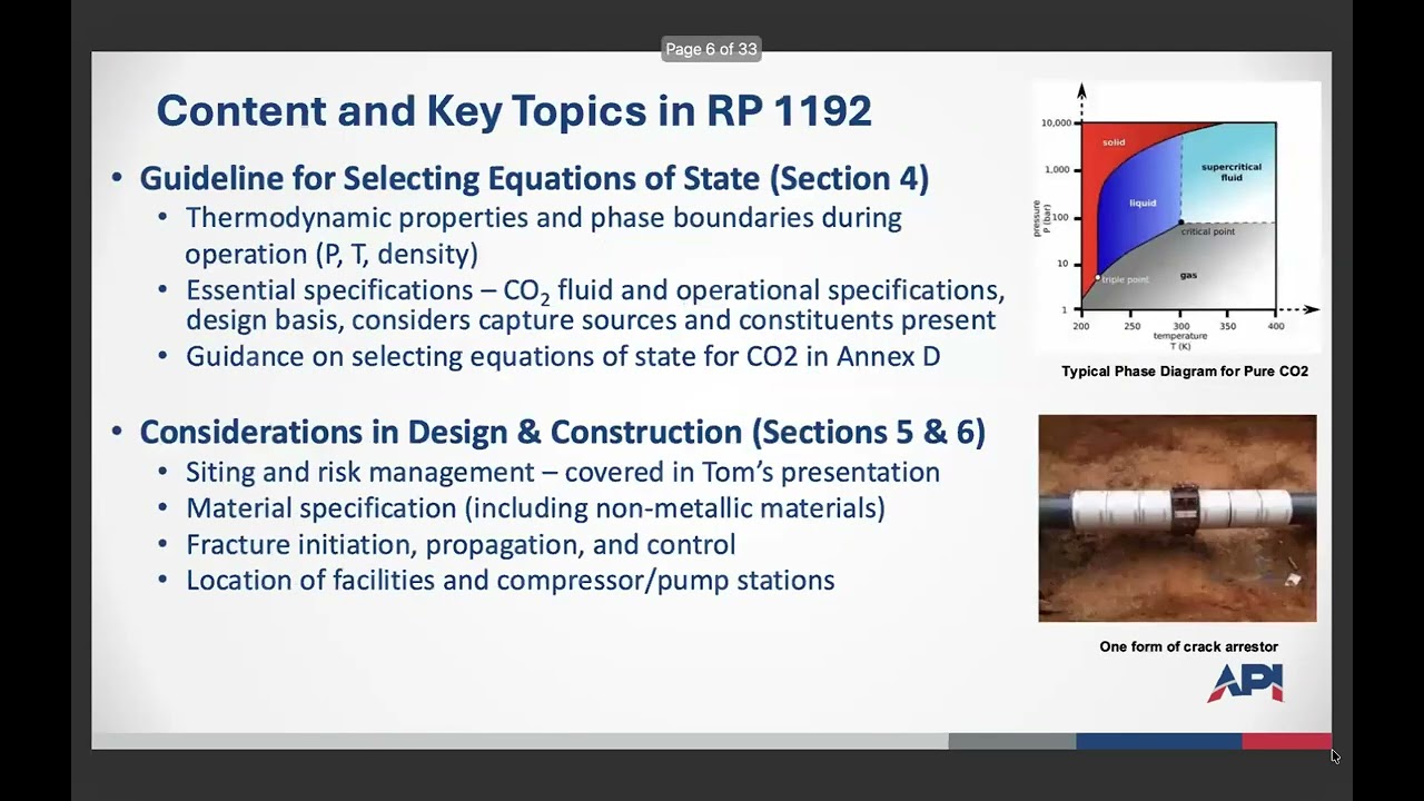 Webinar - A Pipeline Safety Discussion on API RP 1192 