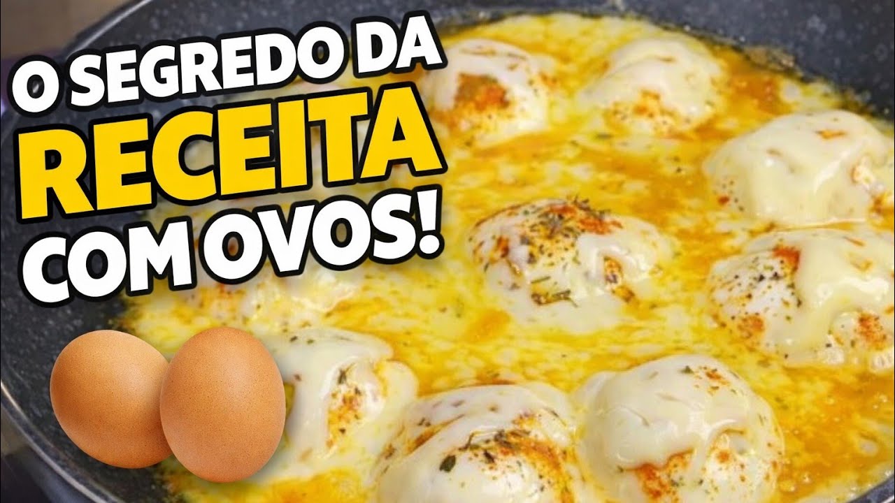 Aprendi Esse truque Genial! Com ovos que fica Melhor que carne! Receitas Práticas de Fazer. 