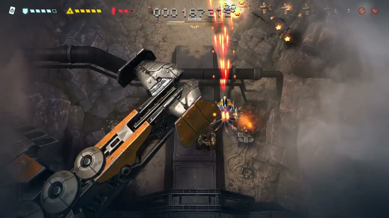 Sky Force Reloaded STAGE 8 gameplay nightmare