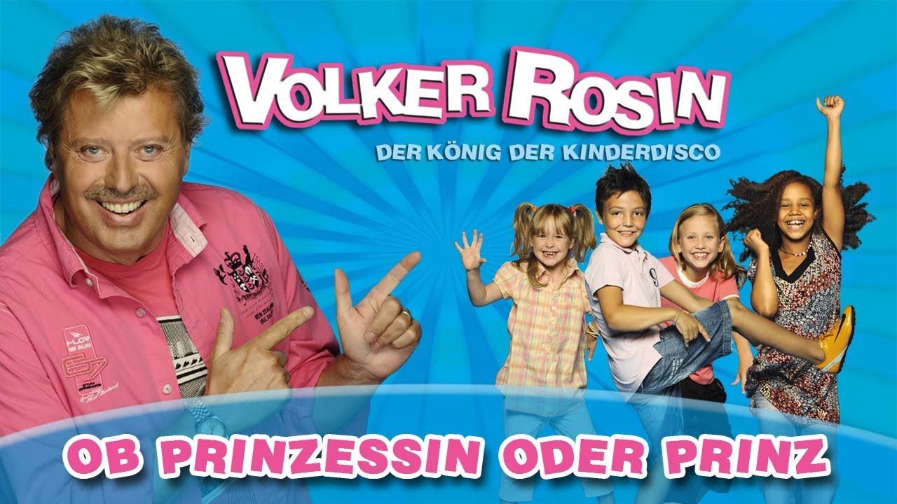 Volker Rosin - Ob Prinzessin oder Prinz (Wir tanzen) | Kinderlieder