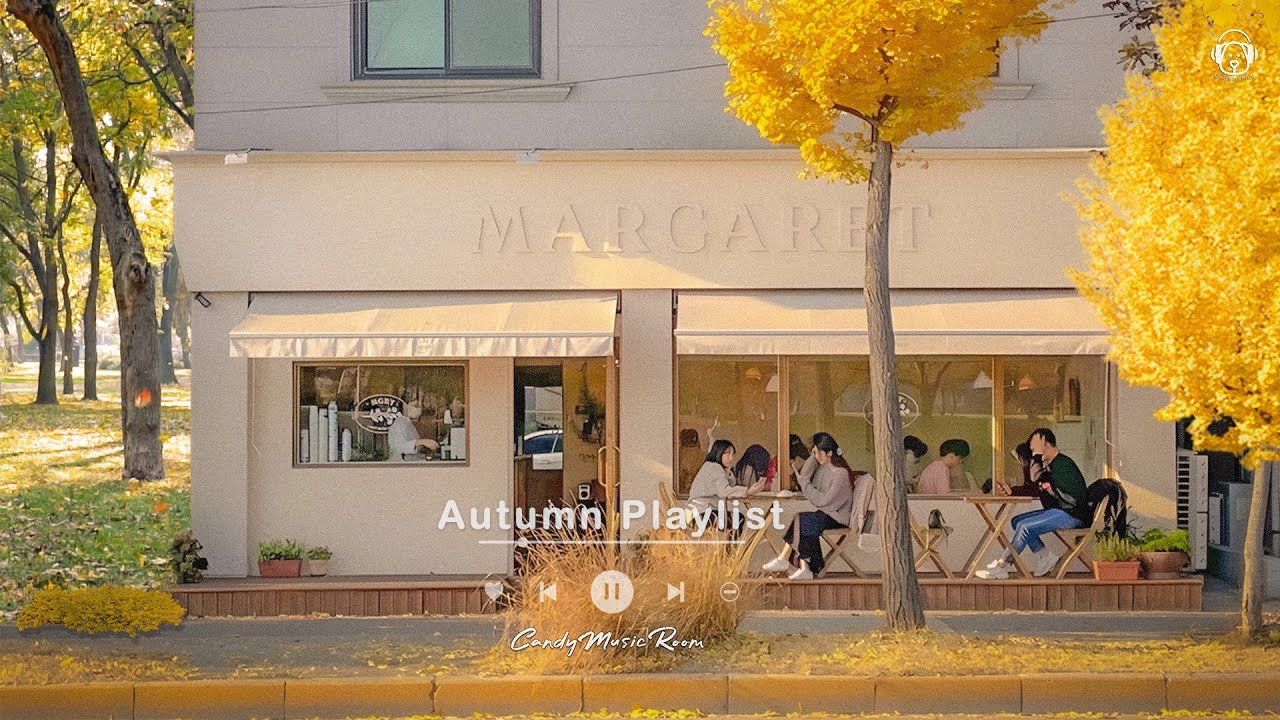 𝘼𝙪𝙩𝙪𝙢𝙣 𝙑𝙞𝙗𝙚𝙨🍁 Chill Korean Cafe Playlist to Make Your Day, Relaxing K-POP Music to Study, Work