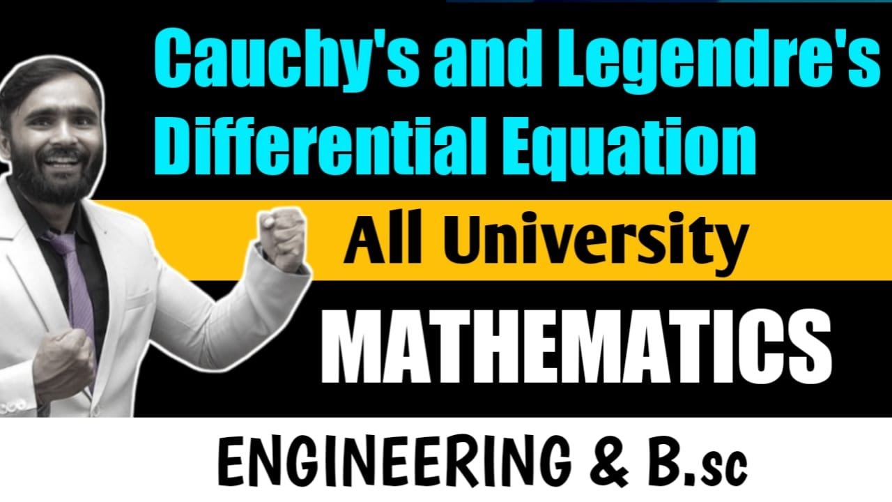 Cauchy's and Lengendre's Differential Equations | Engineering Mathematics | PRADEEP GIRI SIR