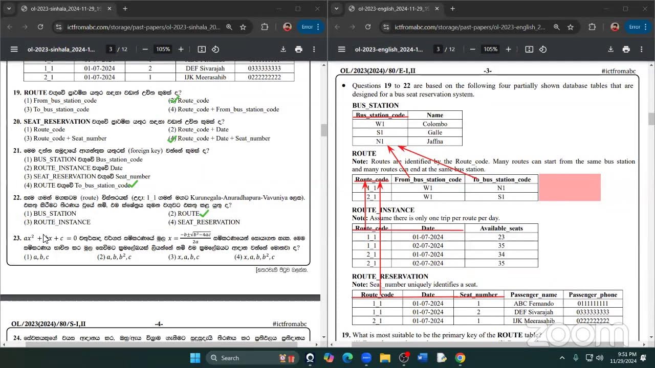 ReStarting the OL ICT PaperClass - 2023 OL ICT PastPaper