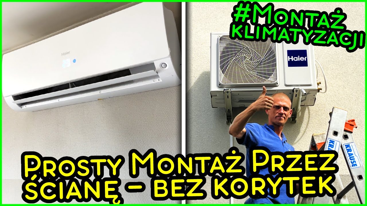 HAIER Flexis 3.5kW - Prosty montaż przez ścianę