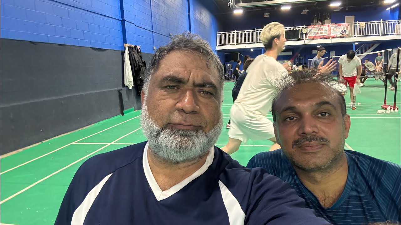 Sabir New York is live| live badminton flushing nyc| best double badminton 