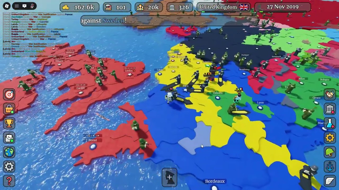 Britain CONQUERS All of Europe in conquer the world ww2