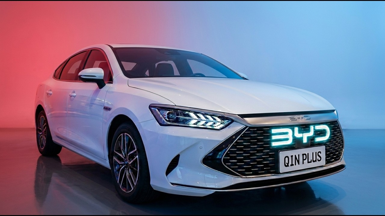 Полный обзор нового седана BYD Qin Plus DM i PHEV | Дизайн, интерьер и реальная мощность