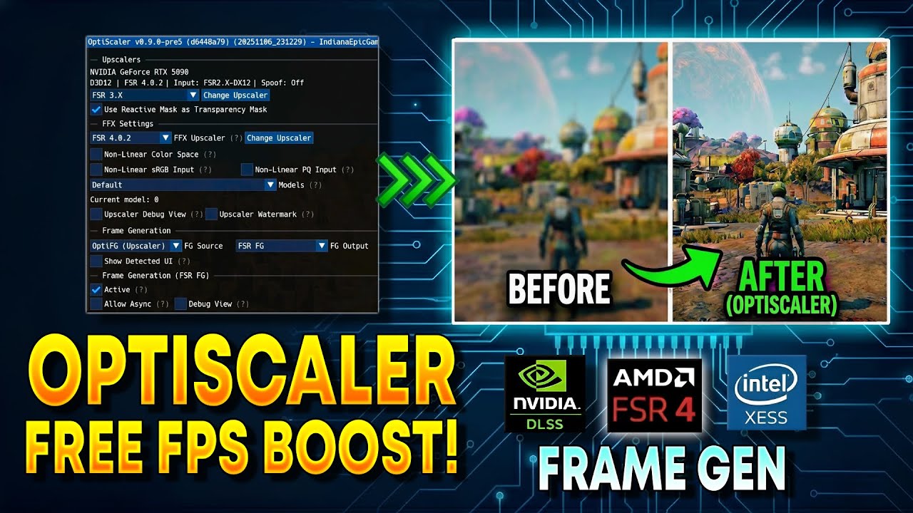 Optiscaler Easy Guide: Turn FSR 2 into DLSS 4 / FSR 4 + Frame Gen
