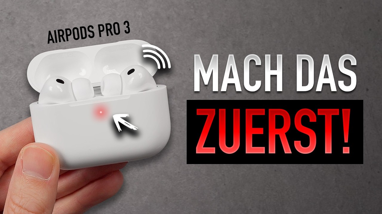 Neue AirPods Pro 3 - Die ersten 26 Dinge, die du SOFORT tun musst! 🎧