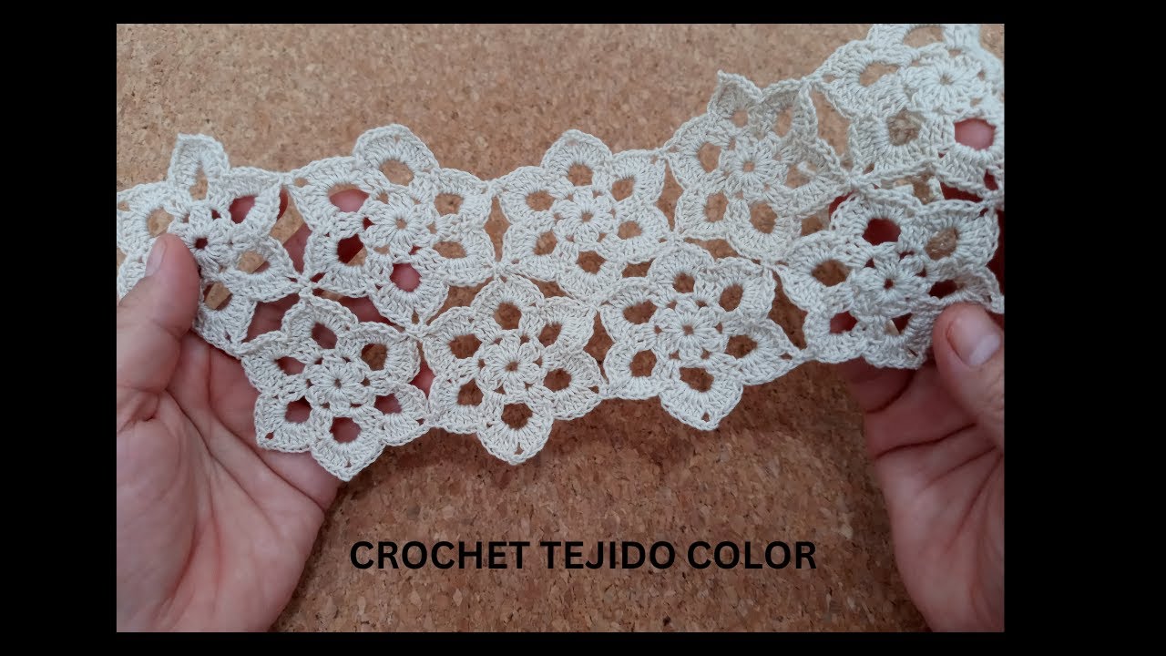 SUPER!! FACIL Y HERMOSA PUNTADA A CROCHET//MOTIVO A CROCHET//PARA FALDAS//BLUSAS//