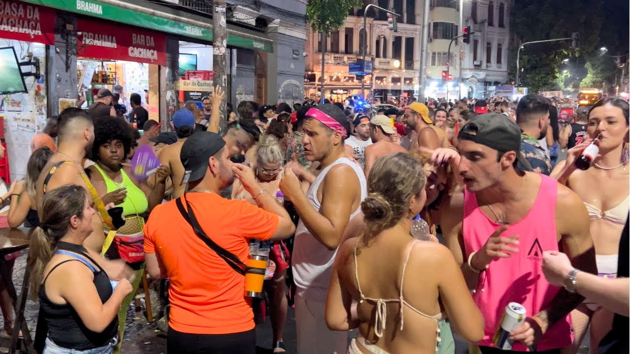 Carnival Night in Rio de Janeiro - Brazil 🇧🇷【4K】 2025