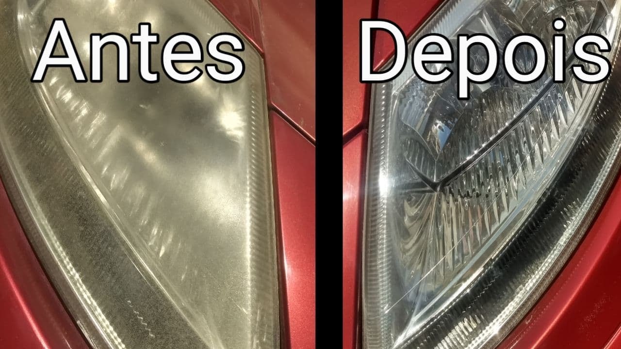 Como polir o farol - Só com LIXA e ÁGUA!