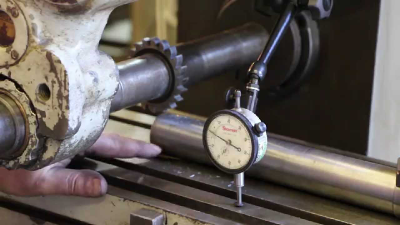 Sawmill Clutch Repair:  Part 1 - Boring a Hub, Turning a Shaft and Cutting a Keyway
