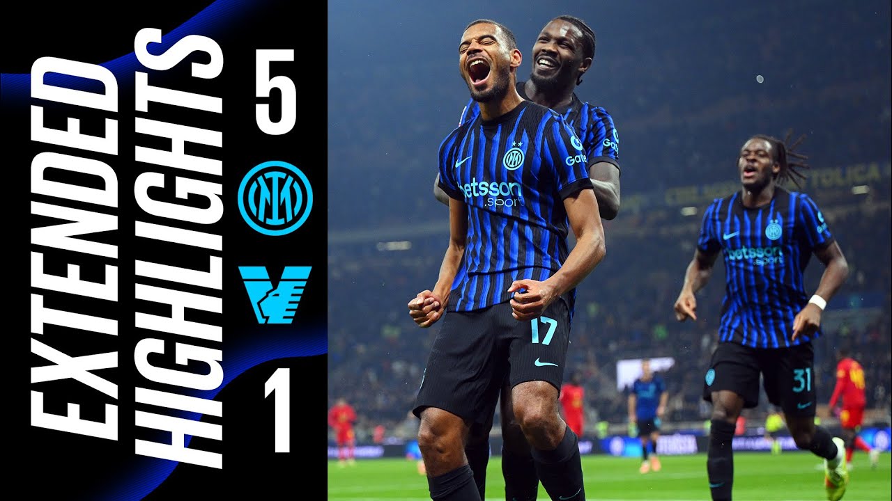 GOL DI DIOUF E 🪄 DI PIO, THURAM E BONNY IN COPPA ITALIA | INTER 5-1 VENEZIA  | EXTENDED HIGHLIGHTS 📺