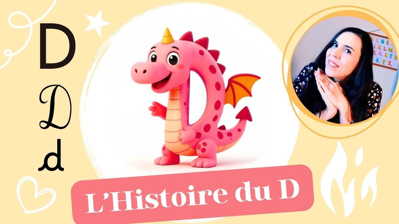 Apprendre la lettre D avec Dragounet - Alphabet Les Alphabébêtes