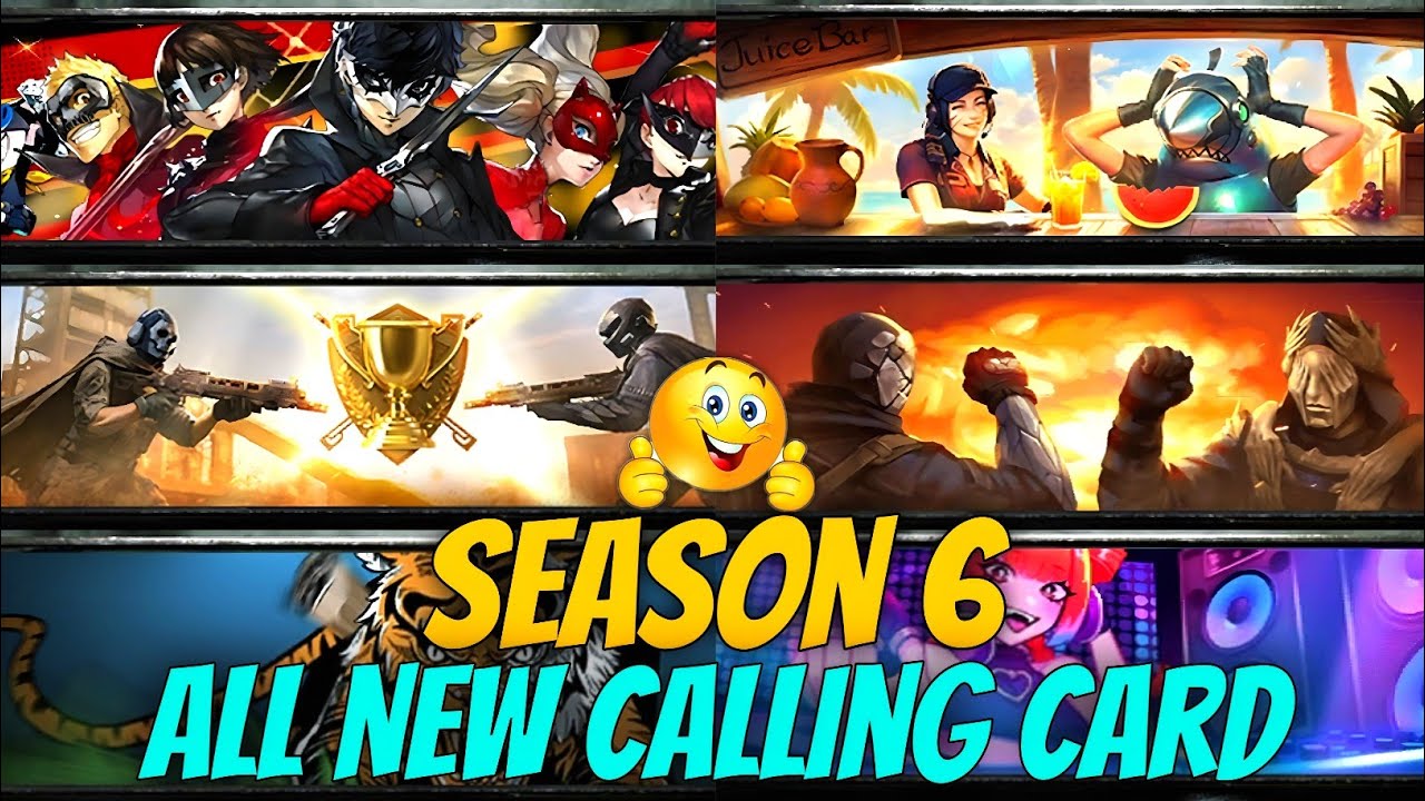 Season 6 All New Calling Cards | BP+ Lucky Draw+New Collab+Lucky Box+StrongBox | ALL Cards | CODM S6