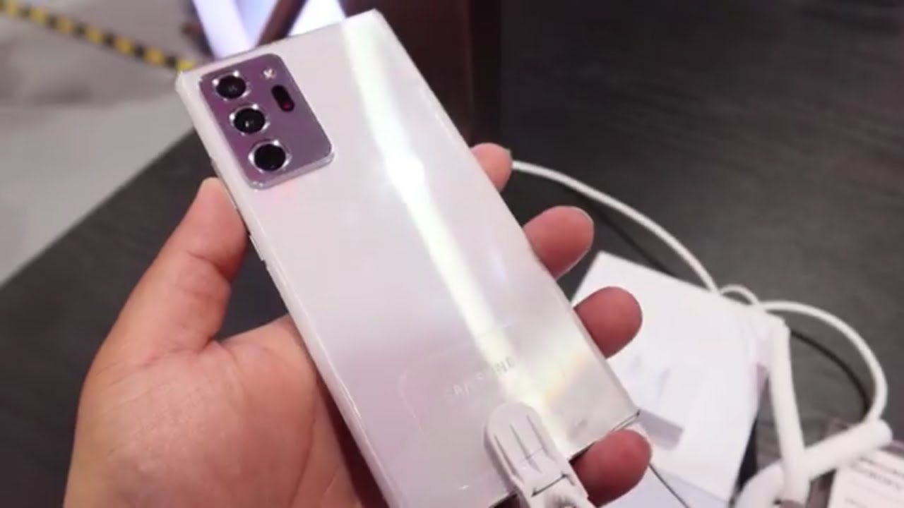 Samsung Galaxy Note 20 Ultra (Mystic White) Hands On | techENT