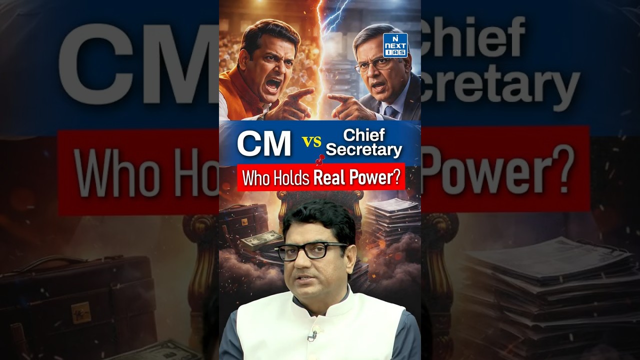 CM vs Chief Secretary: Who Really Holds Power in a State? | NEXT IAS
