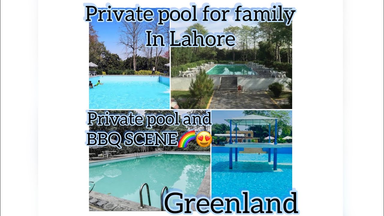 Private swimming pool in Lahore| Family pool area with BBQ arrangement 😍| Reasonable Booking Price