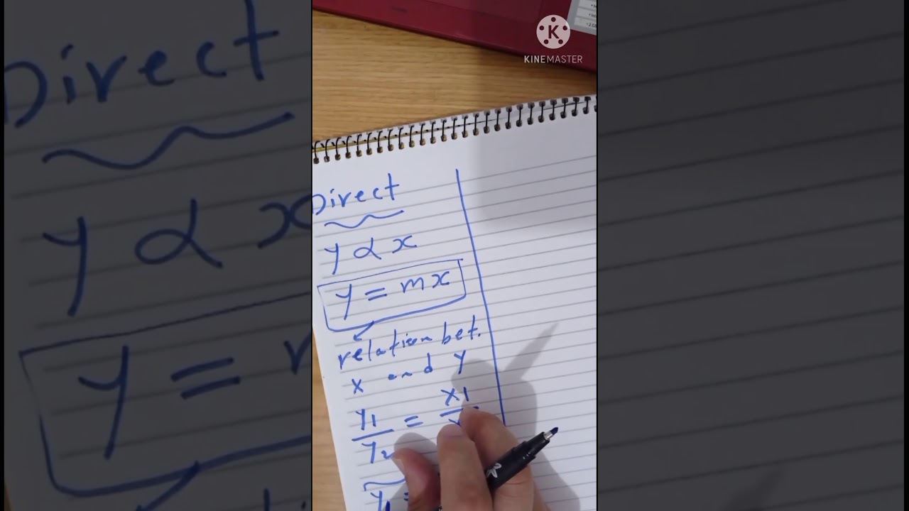 شاهد اقوى شرح لدرس التغير   .  Direct and inverse variation لطلبة est وطلبة prep 3