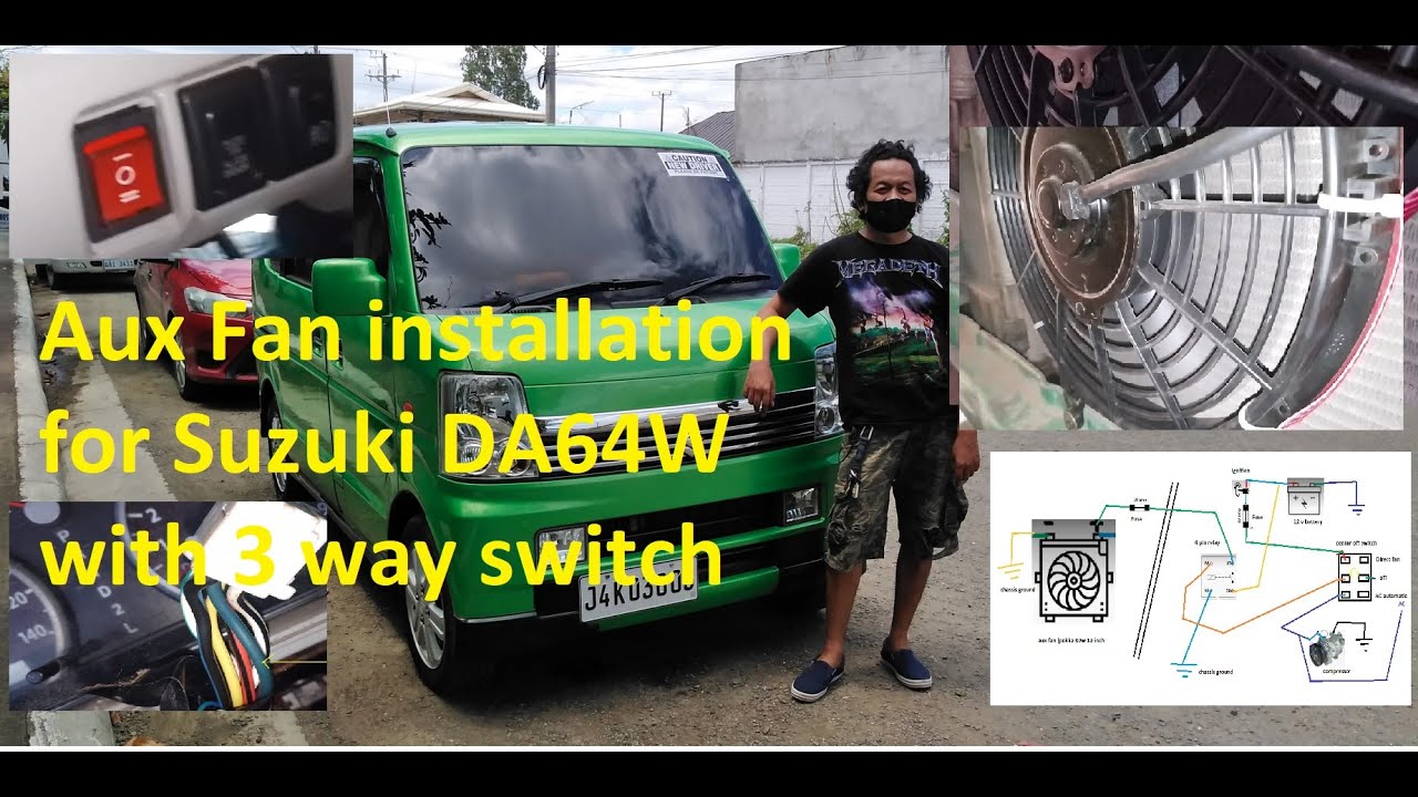 DA64W auxiliary fan installation.