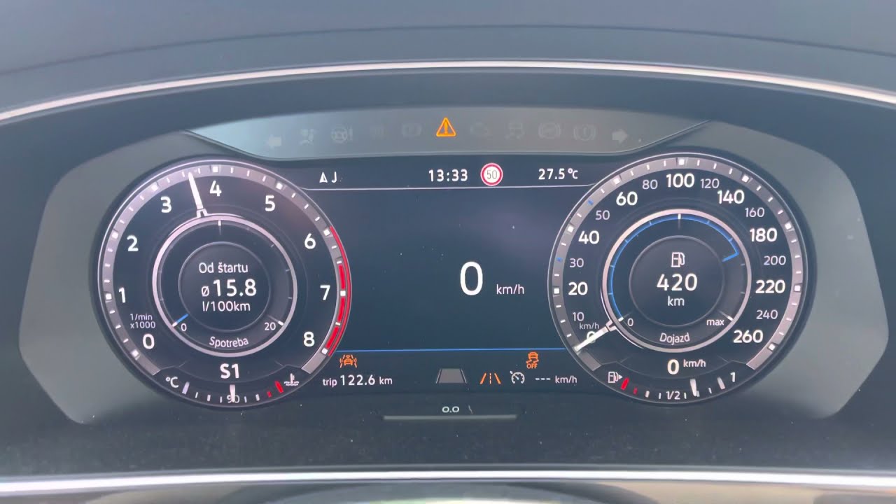 Volkswagen Tiguan II 2.0 TSI (220 Hp) 4MOTION DSG acceleration test