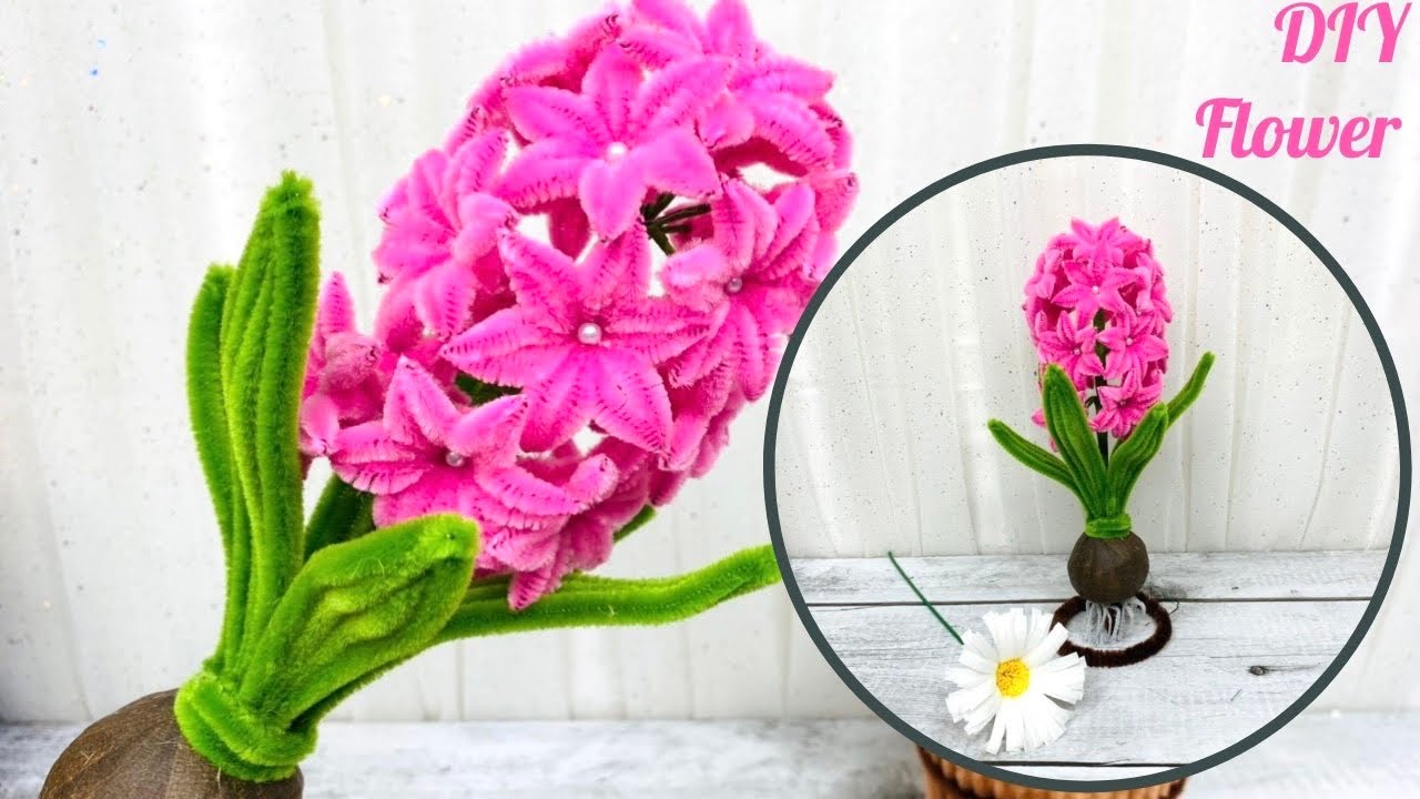 DIY / How the Ong Tien Flower (Da Lan Huong) is beautiful / Cách làm hoa ông tiên từ kẽm nhung