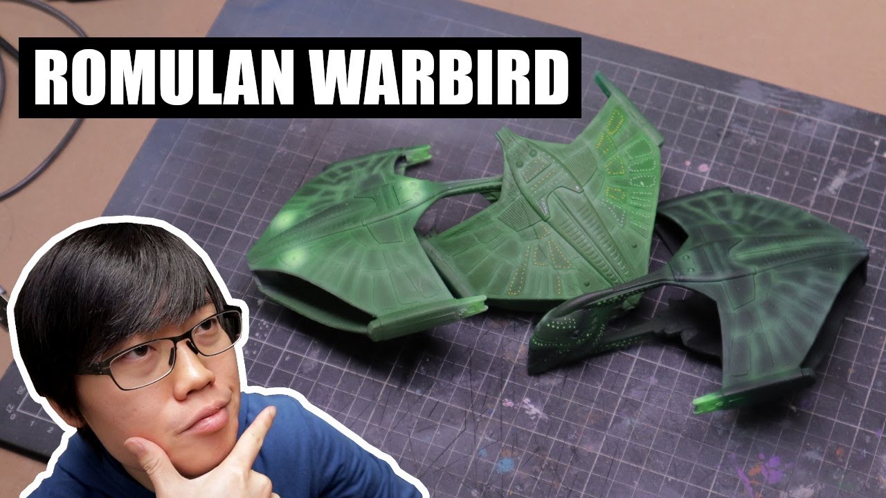 Making a paint plan for Romulan Warbird