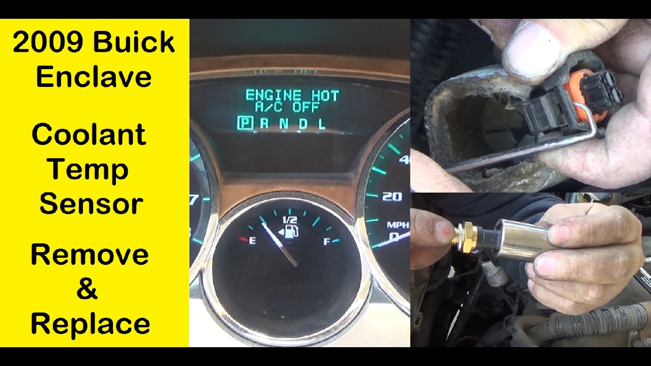 2009 Buick Enclave Coolant Temp Sensor Replacement