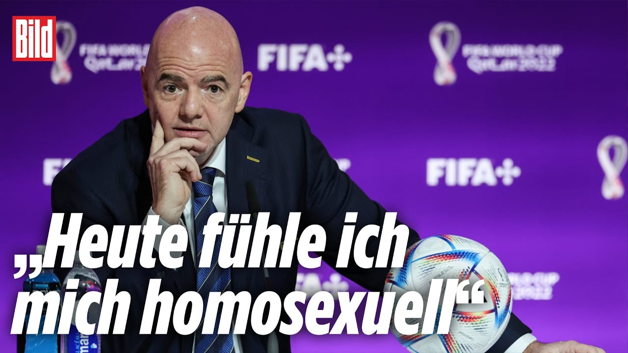 Irre Aussagen zur WM in Katar: FIFA-Pr&auml;sident Infantino gibt Skandal-PK