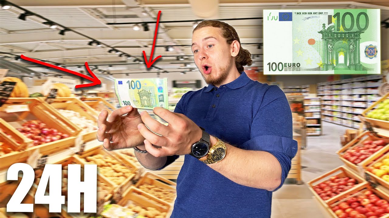 VIVRE AVEC 100 EUROS PENDANT 24H ! 💰