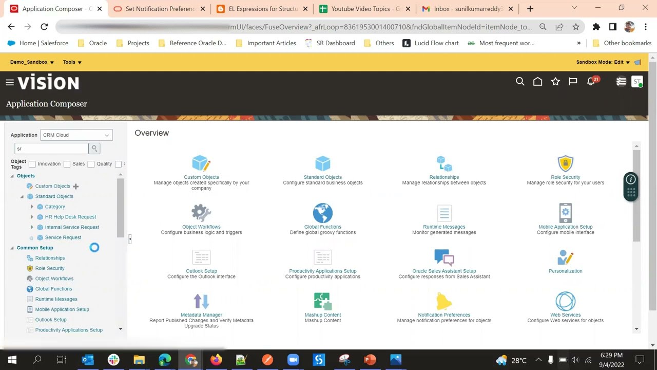 Настройки уведомлений в Oracle Fusion Cloud | Уведомления по электронной почте | SmartText