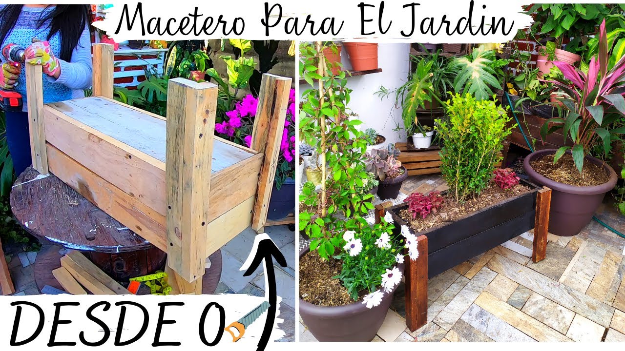 MACETERO PARA EL JARDIN DESDE 0 // DECORA TU JARDIN