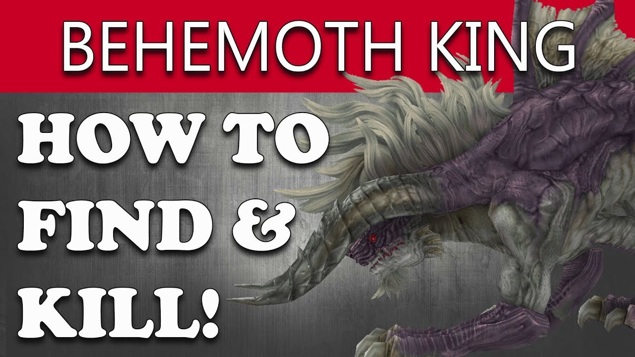 Final Fantasy XII The Zodiac Age How to Find & Kill BEHEMOTH KING (TRUTH SHROUDED IN MIST Guide)