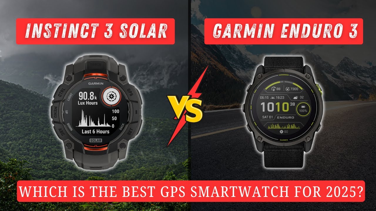 Garmin Instinct 3 Solar vs Garmin Enduro 3