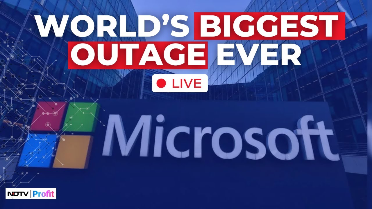 Microsoft Outage LIVE Updates: Microsoft Impact In India | CrowdStrike I Microsoft Server Downtime