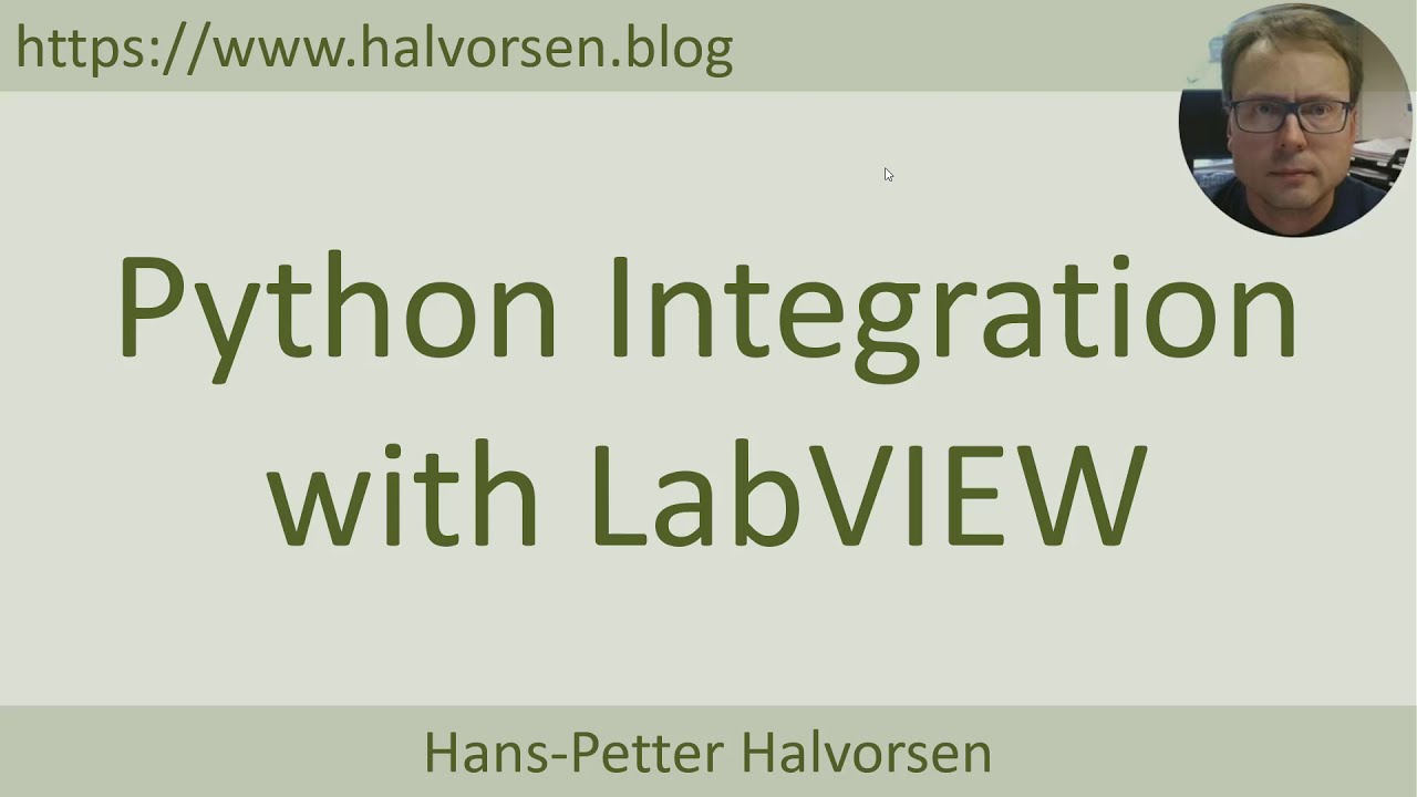 Интеграция Python с LabVIEW