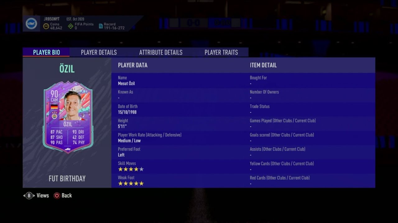 FIFA 21 NEW FUT BIRTHDAY MEZUT OZIL SBC IN ULTIMATE TEAM