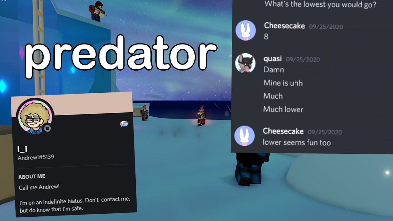 roblox developer is a predator