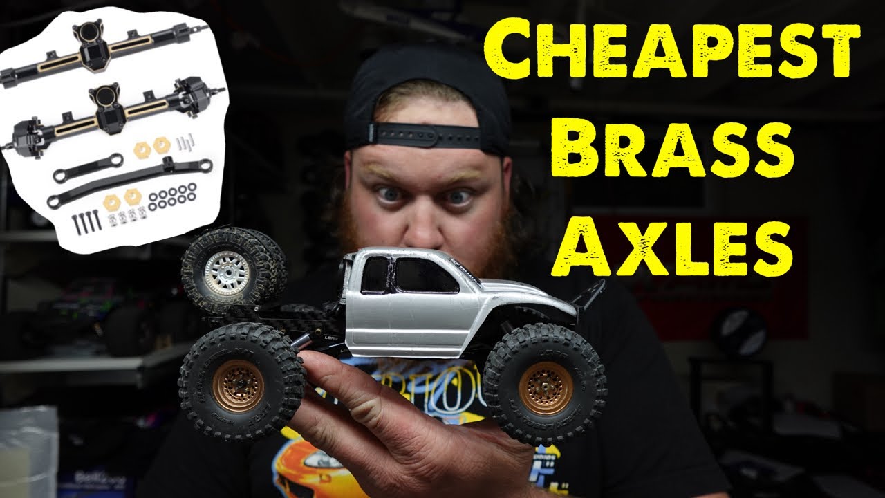 The CHEAPEST SCX24 Brass axles I could find! 