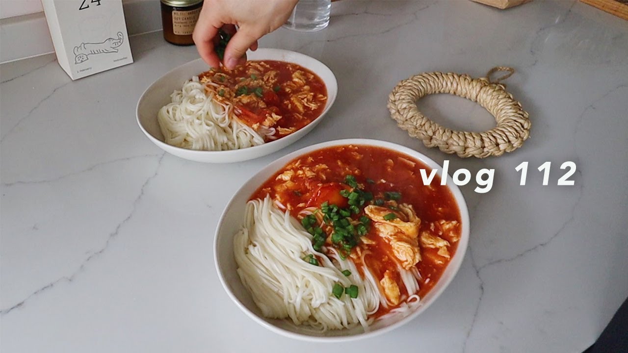 VLOG 112 | 🍅十分钟番茄鸡蛋面 | 日式烤饭团 | 雪花酥 | 和朋友聚会 | 新加坡日常 | Belinda Chen