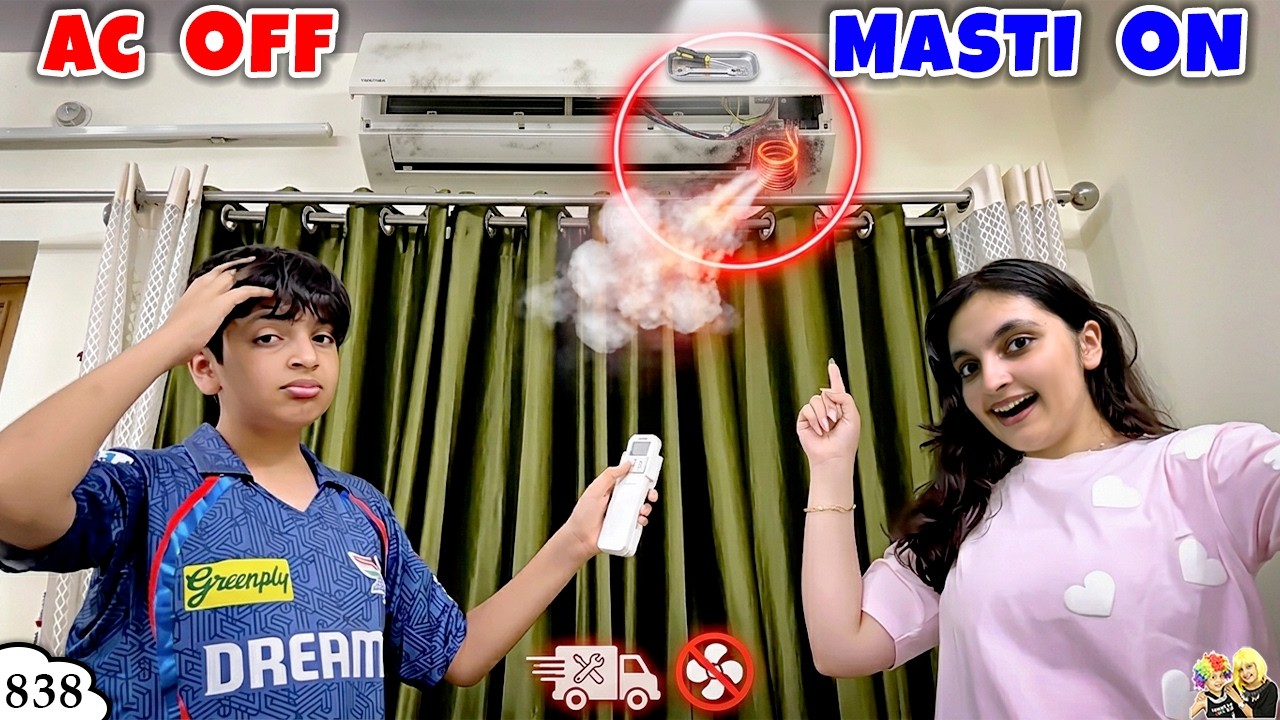 AC OFF MASTI ON | Ep 838 | Summer Life Comedy Family Vlog | Aayu and Pihu Show