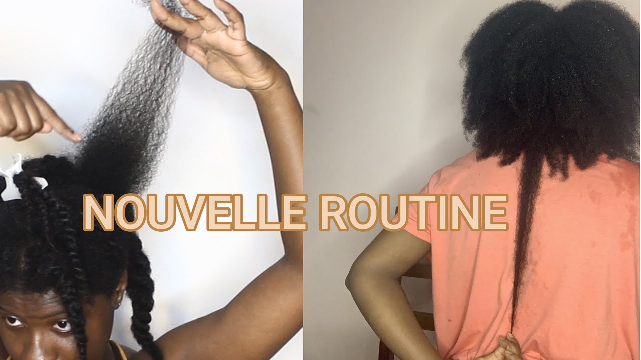 Ma nouvelle routine capillaire rapide et facile pour de longs cheveux crépus