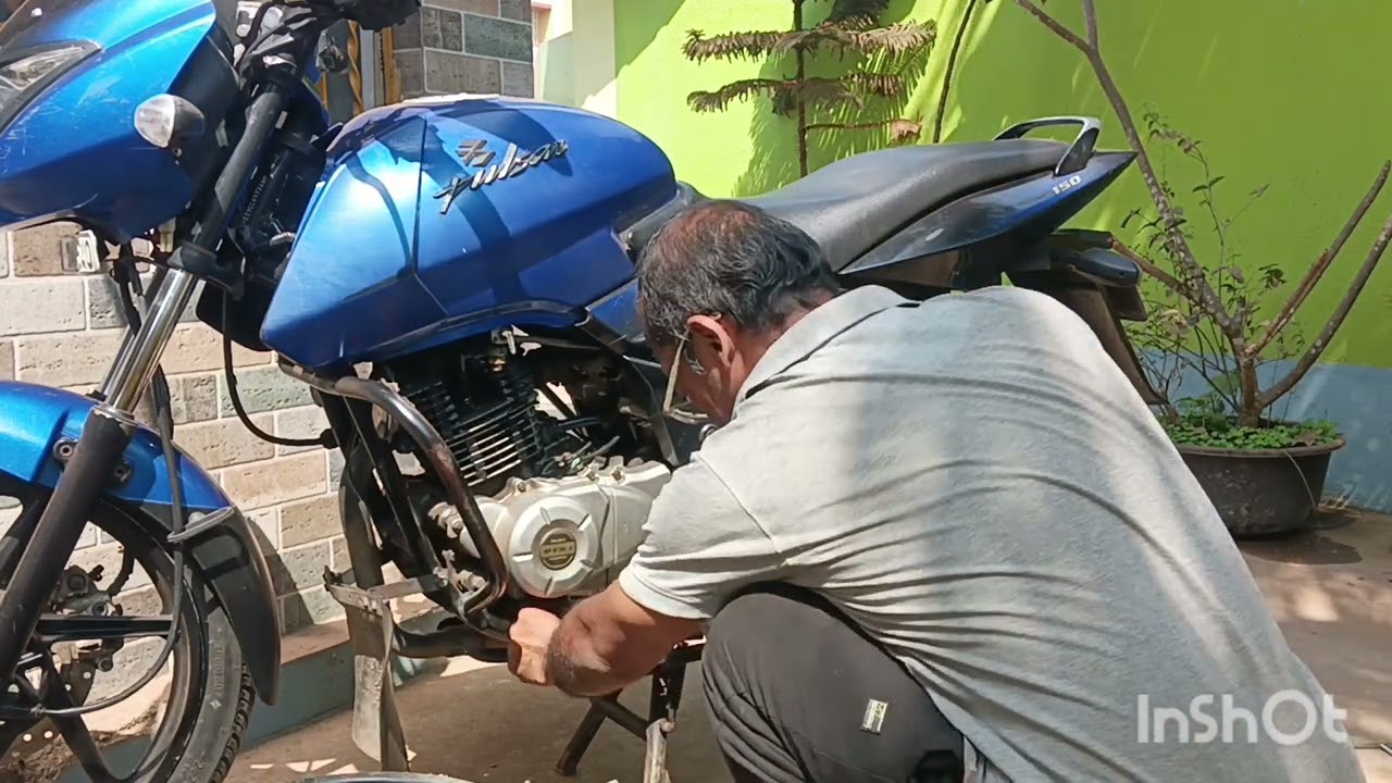 How to do service of Pulsar 150 dtsi at home. #pulsar #bajajpulsar #pulsar150 #pulsarservice 