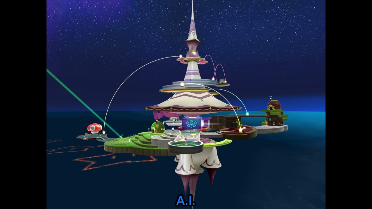 What if you extended Rosalina Observatory from Mario Galaxy with A.I.?