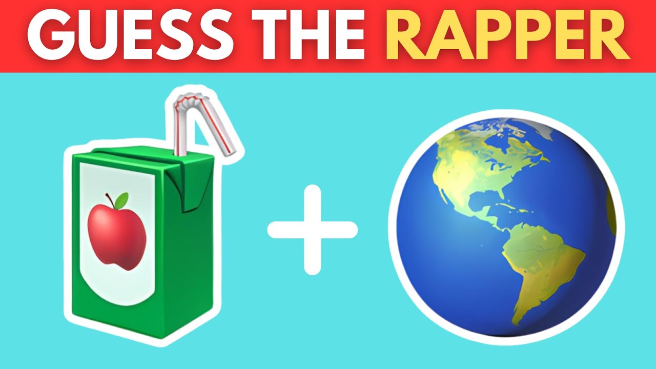Guess The Rapper by Emoji | Music Quiz 🎵 Hard Edition